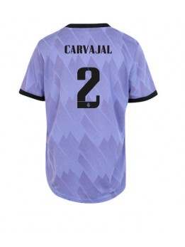 Real Madrid Daniel Carvajal #2 Auswärtstrikot für Frauen 2022-23 Kurzarm